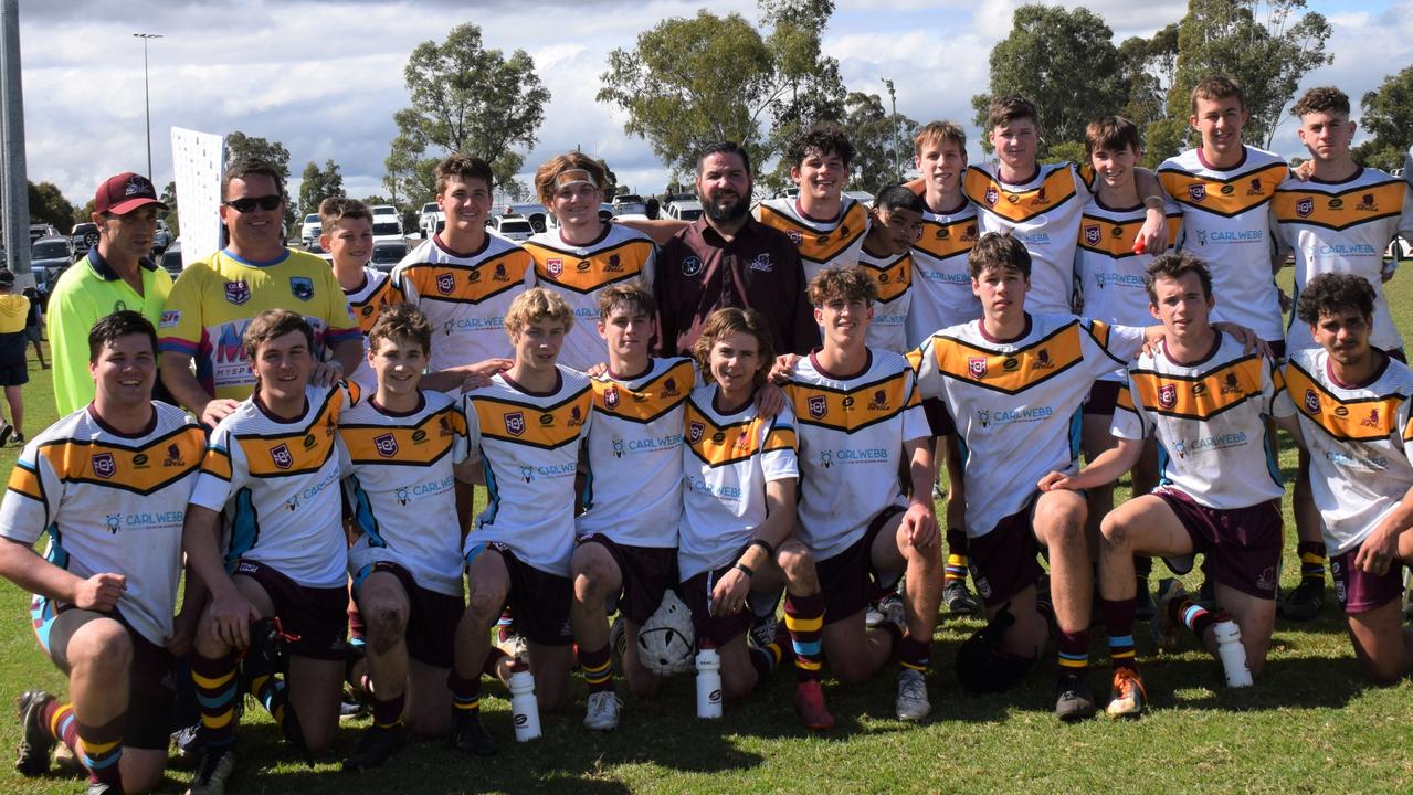 Friends and family of the Dalby Devils rallied together to raise funds for the Carl Webb Foundation, August 2022. Picture: Emily Devon