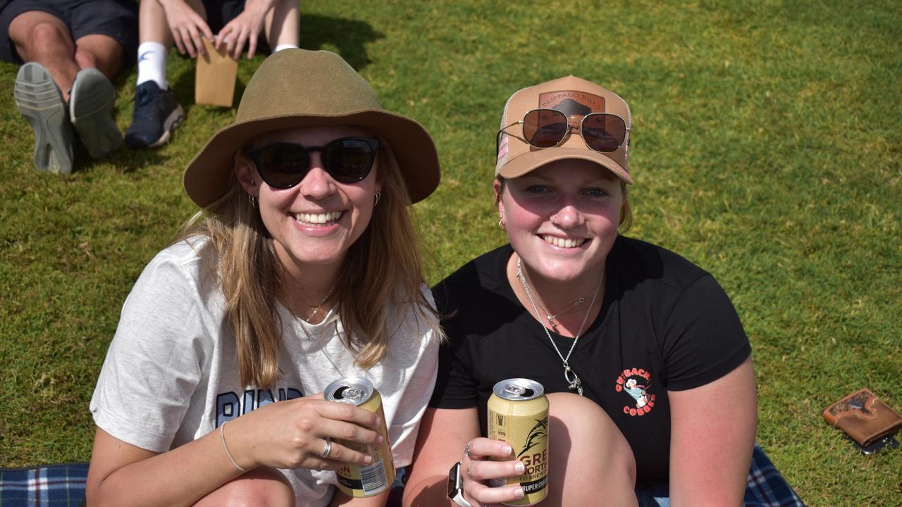 Amy Ross and Tamzym Redjeb at the Sunshine Coast Rugby League Finals 2022.