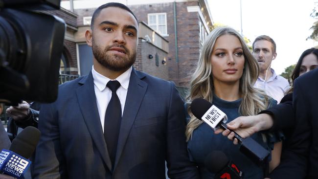 Dylan Walker leaving court after being found not guilty back in May. Picture by Chris Pavlich