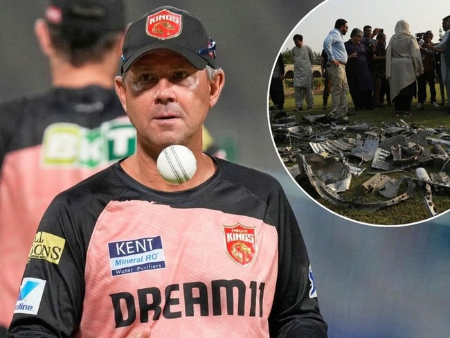 Ricky Ponting was hailed a hero, remaining in India. Picture: Supplied