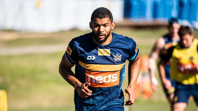 Kallum Watkins at training. Picture: Gold Coast Titans