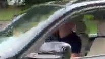 A Brisbane resident has captured the moment of a shocking road rage incident in Auchenflower. Picture: Tik Tok