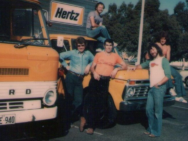 Classic road crews would travel thousands of kilometres a day to the next gig in the 70s. Picture: Supplied /Roadies