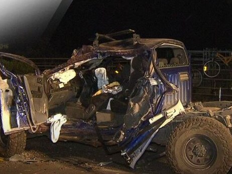 Paracombe horror crash. Picture: 7News