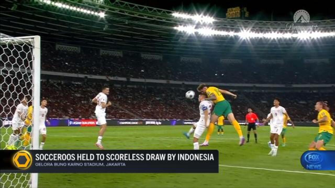 Aussies stumble with draw to Indonesia