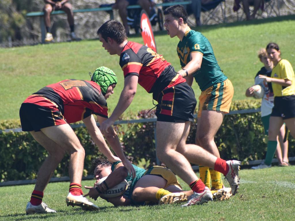 Dolphins Cup grand final, St Brendan’s College versus Rockhampton Grammar School, at Rugby Park on August 16, 2024.
