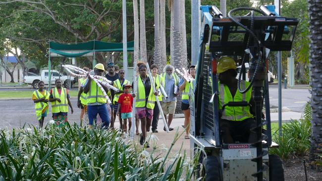 The protest action took place in April 2019. Picture: Supplied
