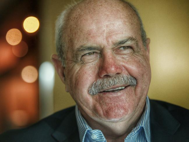 Football great Leigh Matthews has a chat with Mark Robinson about the state of the game. 31st Julu 2015. Picture: Colleen Petch