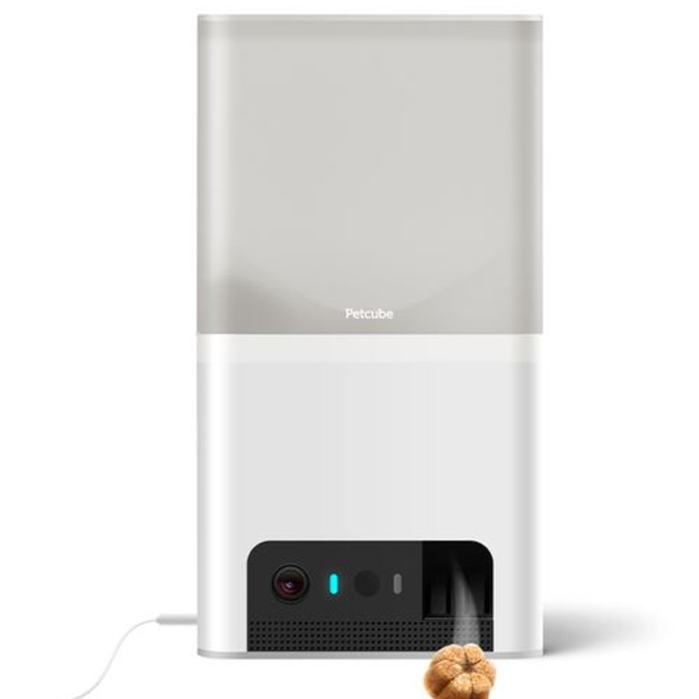 Petcube Bites 2 Lite Smart HD camera and treat dispenser. Picture: Pet Circle