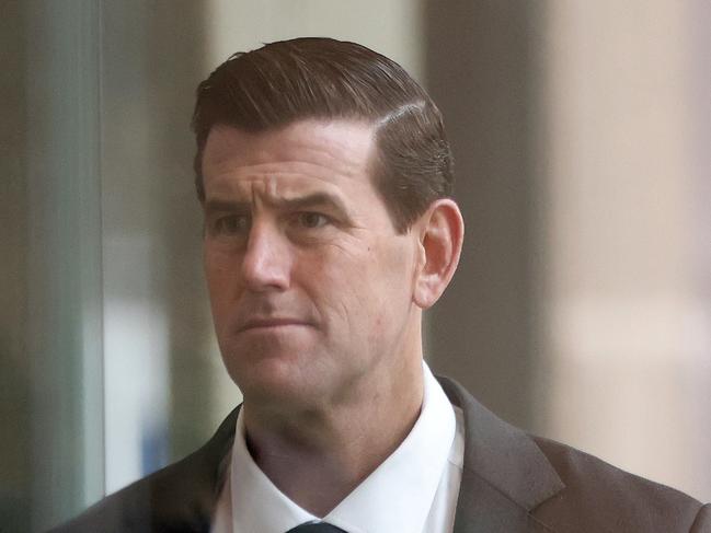 SYDNEY, AUSTRALIA - NewsWire Photos MAY 9, 2022:  Ben Roberts Smith pictured  as he arrives at the Supreme Court, Sydney CBD. Picture: NCA NewsWire / Damian Shaw