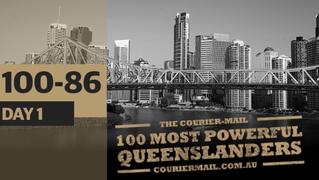 The Courier-Mail reveals Queensland's top 100 most powerful people.