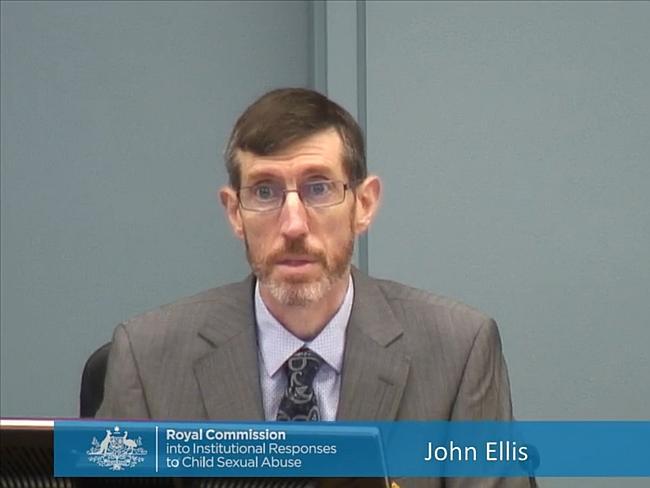 John Ellis gives evidence to The Royal Commission.