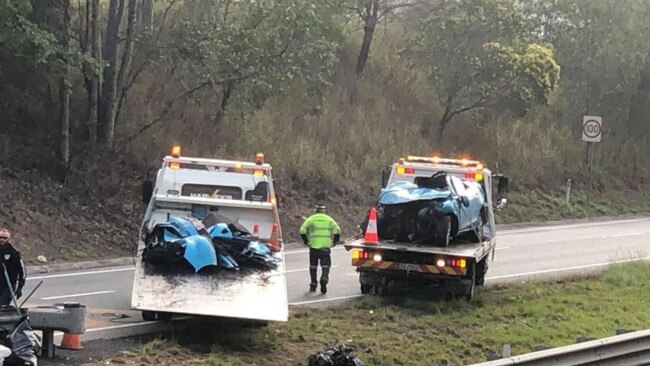 Police are investigating the cause of a fatal crash on the Warrego Highway at Karalee early Thursday morning.