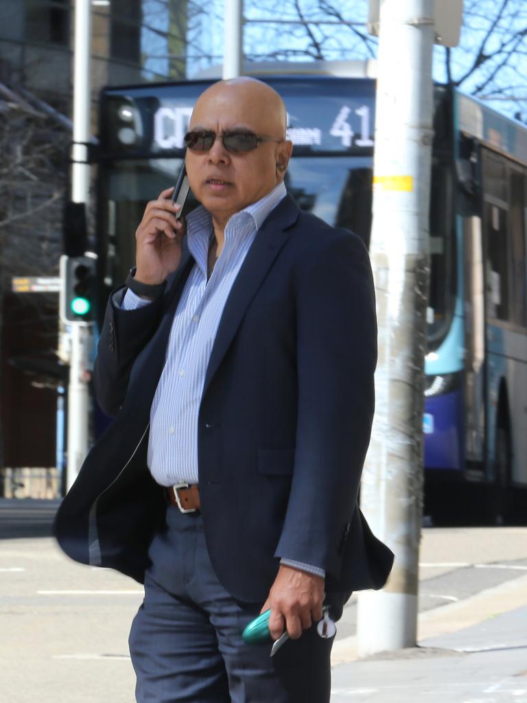 AMP executive Boe Pahari is seen near AMP offices in Sydney. Picture: Britta Campion/The Australian