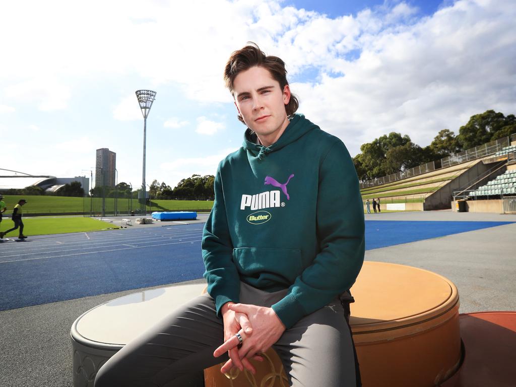 Browning is confident he can break the sub-10 second barrier this year. Picture: John Feder/The Australian