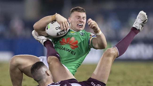 The Raiders were poor against Manly. AAP Image/Craig Golding.