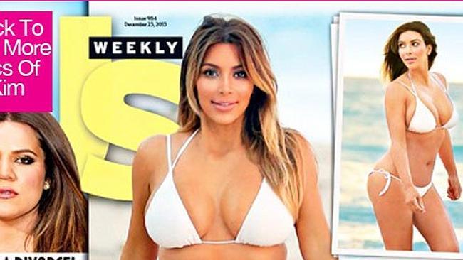 Kardashian on the cover of UsWeekly. Picture: Us Weekly 