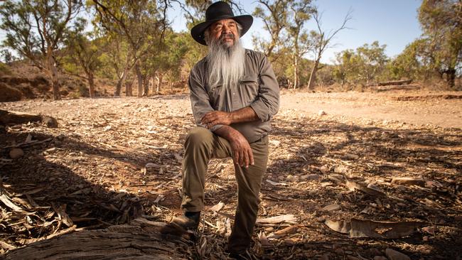 Vince Coulthard, chief executive of the Adnyamathanha Traditional Lands Association at Leigh Creek. Picture: Brad Fleet