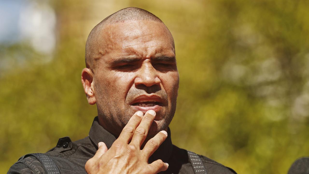 Anthony Mundine at the Cruise Bar in Sydney.