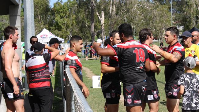 Action from Mudgeeraba Redbacks Rugby League Club.