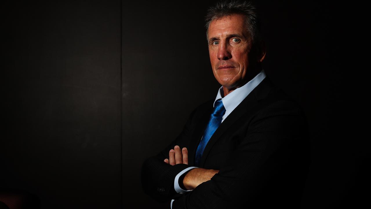 Rob Penney pose for a photograph after the NSW Waratahs press conference.