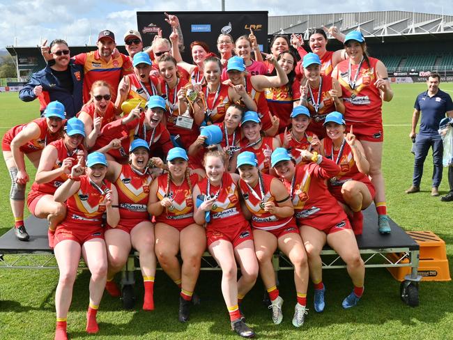 NTFAW Grand Final. Premiership winners, Meander Valley. Picture: Scott Gelston/Solstice Digital