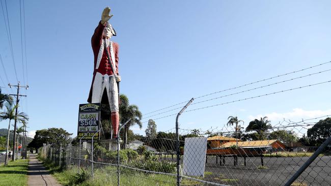 JCU Cairns campus director David Craig said the future of the Captain James Cook statue would be carefully considered. Picture: Stewart McLean