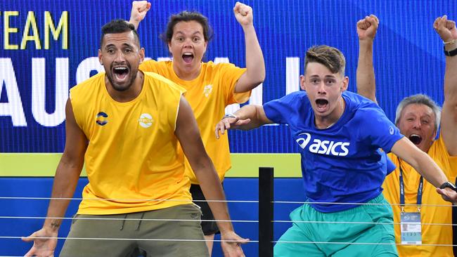 Tennis stars Nick Kyrgios and Alex de Minaur have pledged to donate hundreds of dollars for every ace they serve this summer.