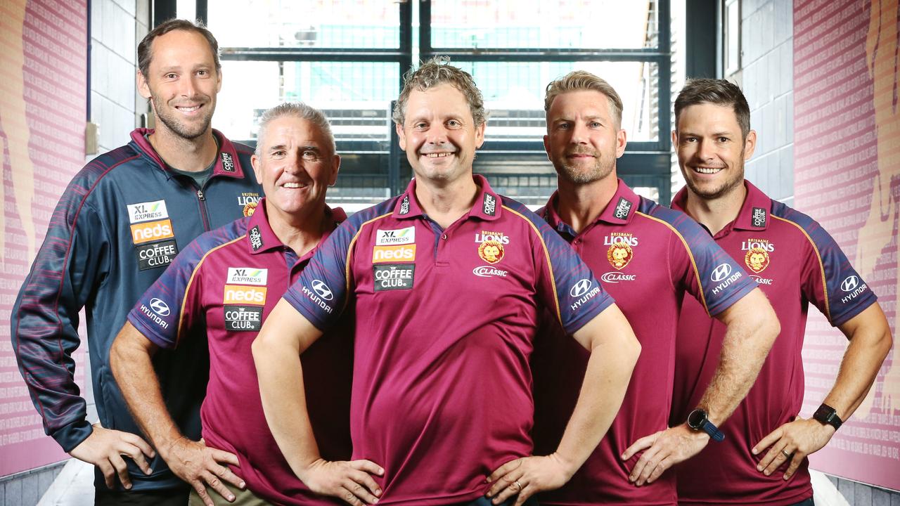 Afl 2020 Brisbane Lions Teaching Coaches Lead Finals Revolution Paul Henriksen Scott Borlace Zane Littlejohn Kyle Pollard Mitch Hahn The Courier Mail