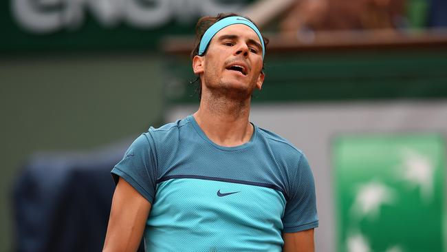 Rafael Nadal is out of the French Open.