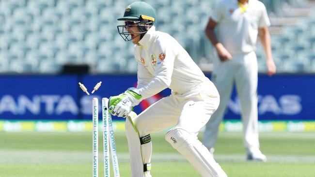 Tim Paine led from the front and his keeping was excellent behind the stumps. Picture: AAP