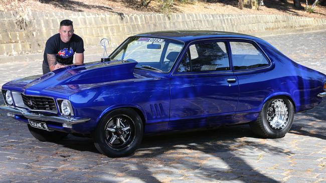 Holden was as Aussie as a meat pie. Darryn Wishart with his modified Holden Torana. Picture: Peter Ristevski