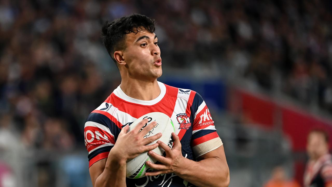 NRL 2022 QF Sydney Roosters v South Sydney Rabbitohs - Joseph Suaalii. Picture: NRL Photos