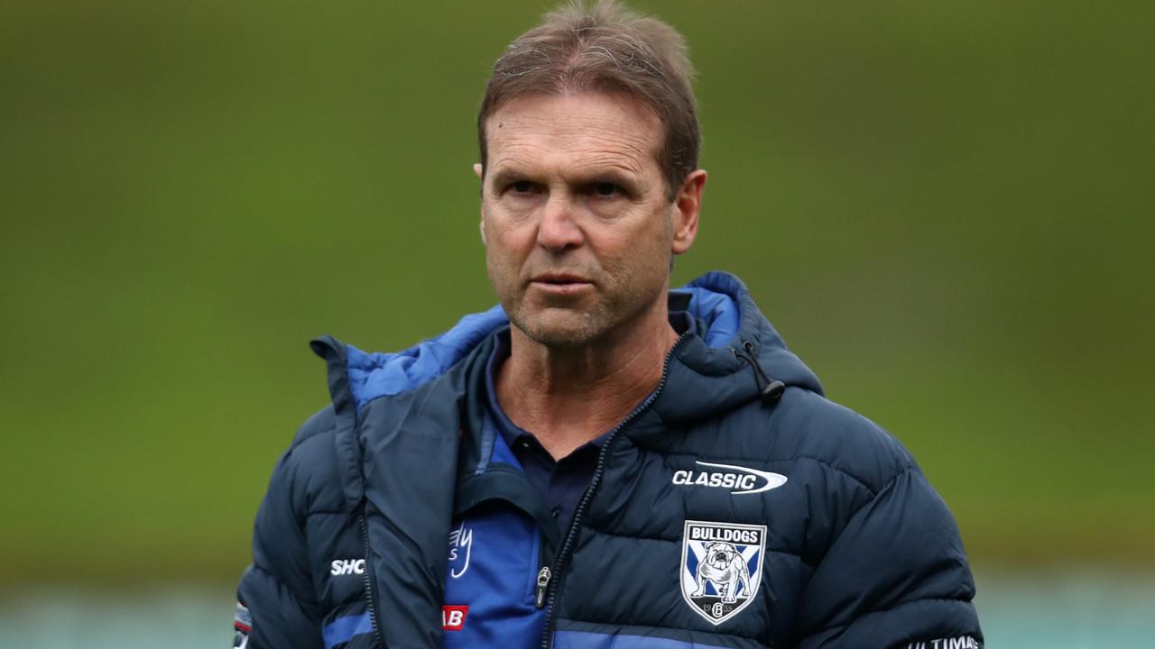 Mick Potter will coach the Bulldogs for the rest of the season after Trent Barrett walked away. Picture: Jason McCawley/Getty Images