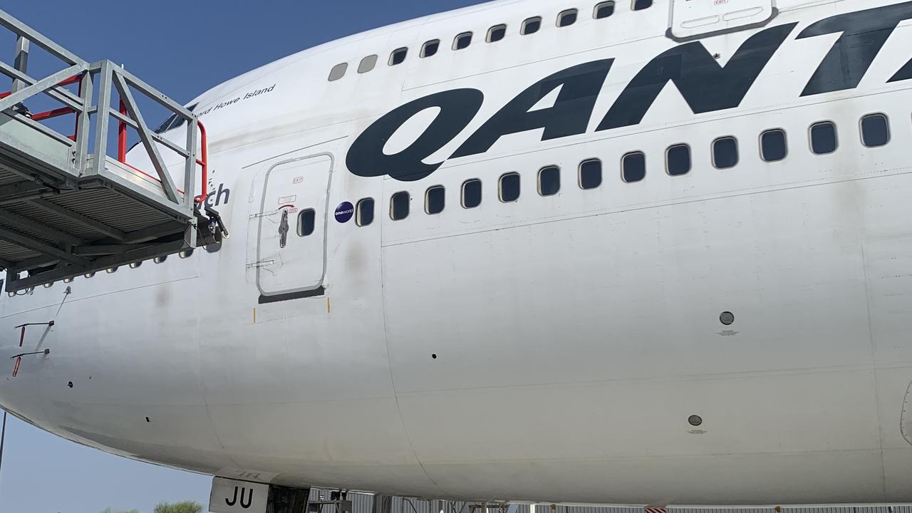 This Boeing 747-400 will now be stationed at the remote Rolls-Royce testing airfield in Moses Lake, Washington.