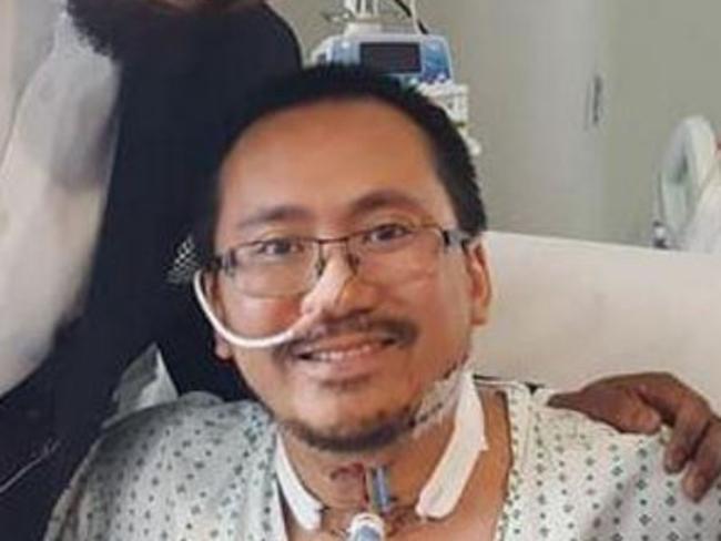 Geoff Ho is recovering in hospital after helping fight off terrorists in the London attack.