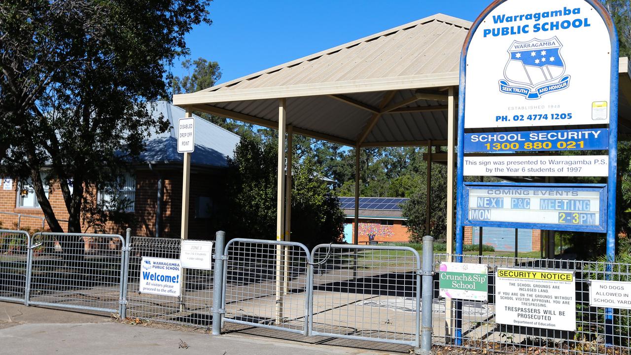 Warragamba school was closed for cleaning after a coronavirus case was discovered. Picture: Gaye Gerard/ Daily Telegraph