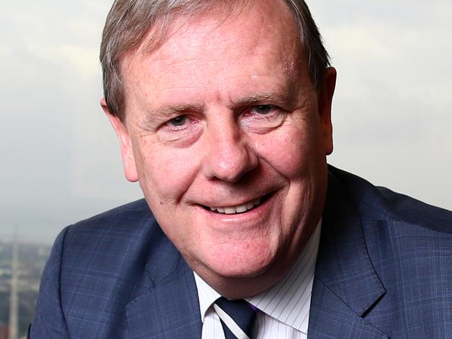 Chairman of the Future Fund, Peter Costello in their offices on Collins Street in Melbourne.