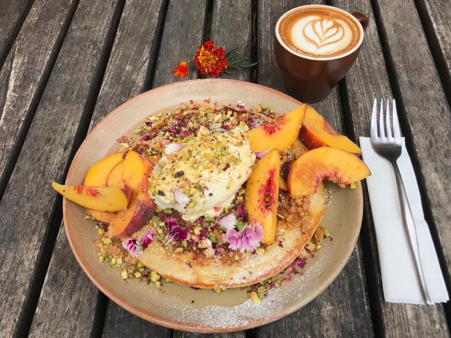 Persian hotcakes at Cafe at Lewers. Picture: Jenifer Jagielski