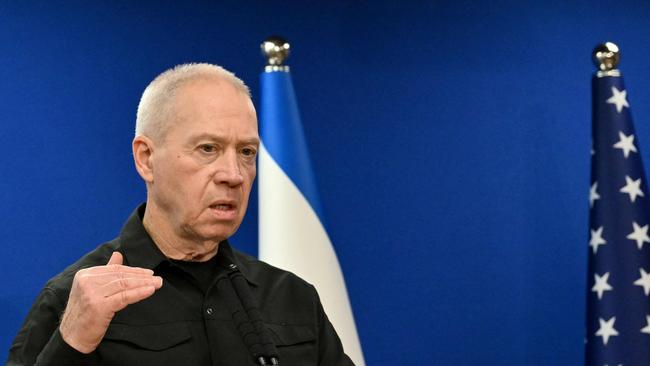 Israel's Defence Minister Yoav Gallant said neither Hamas nor Israel would be in control of the Palestinian territory after hostilities conclude. Photo: Alberto PIZZOLI / AFP