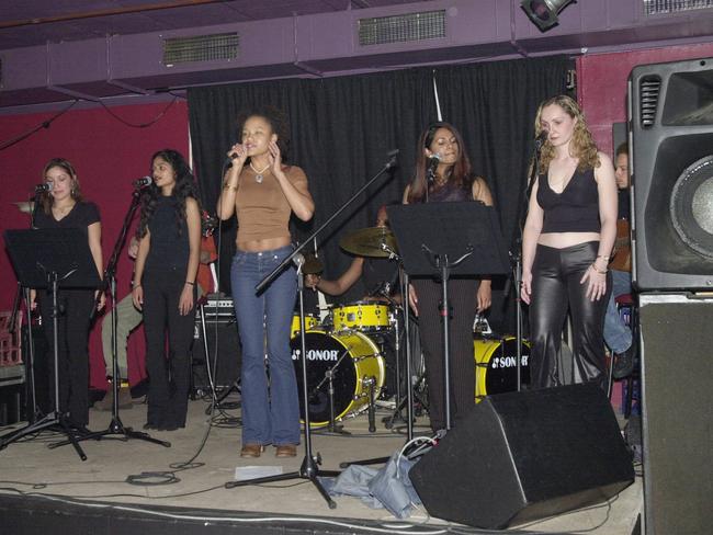 Band Isis Ashton peforming at the Lansdown Hotel in 2002. Pic: Noel Kessel