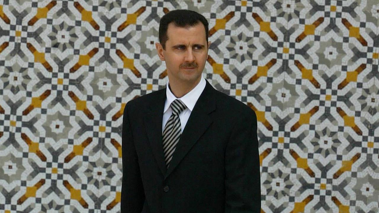 Syrian President Bashar al-Assad in 2005. Picture: Louai Beshara/AFP