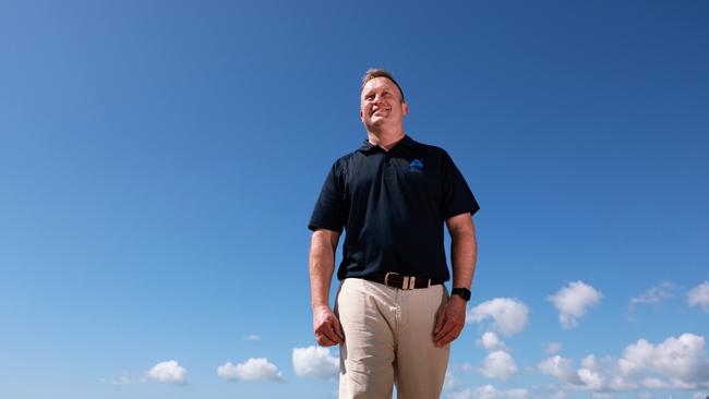Space Centre Australia chief executive James Palmer wants to launch medium-to-large sized rockets from near Weipa into outer space. Picture: Brendan Radke