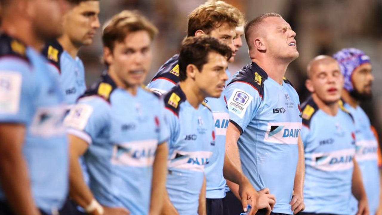 The Waratahs are on the search for a new coach. (Photo by Mark Kolbe/Getty Images)