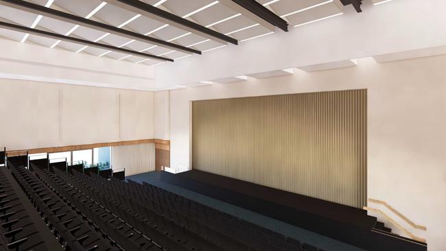 Impressions of the auditorium and stage of the new Proserpine Entertainment Centre.