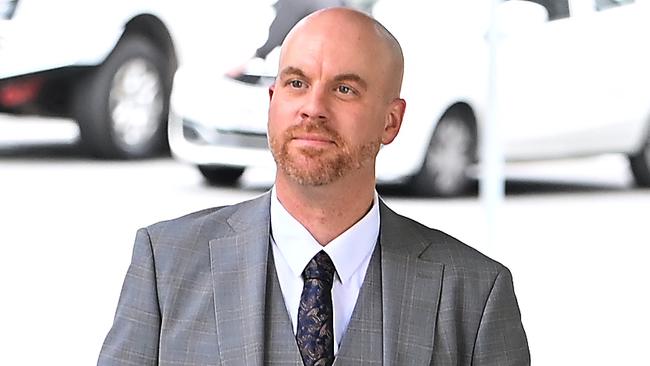 Timothy Noel O’Connor arrives at Brisbane Magistrates Court on December 13. Picture: NewsWire / John Gass