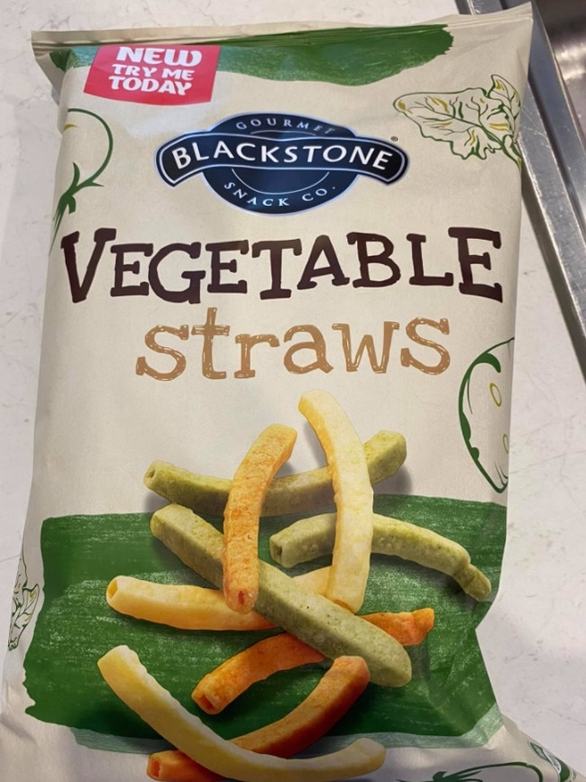 Blackstone Vegetable Straws cost $2.29. Picture: Supplied