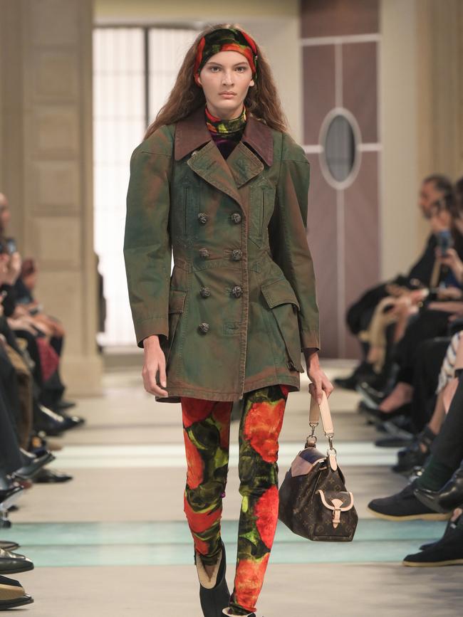 A model on the runway at the Louis Vuitton Fall RTW 2025 fashion show as part of Paris Fashion Week on March 10, 2025 in Paris, France. Picture: Getty Images