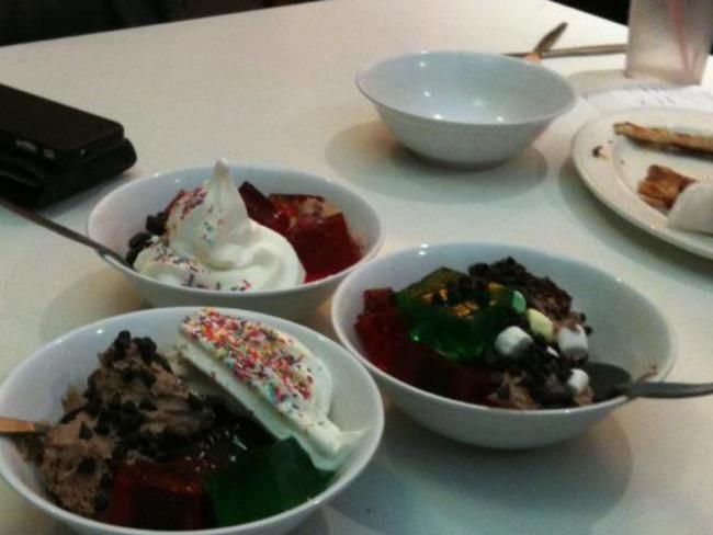 “8 slices of pizza, now time for dessert” Source: Melissa Gibbins / Facebook