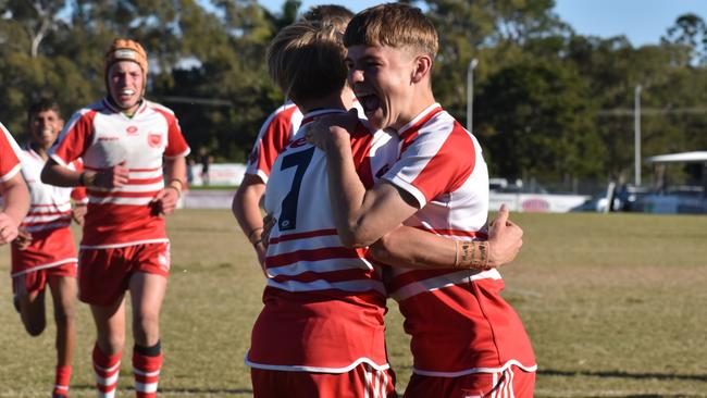 Renouf Shield action: Keebra Park v Palm Beach Currumbin.